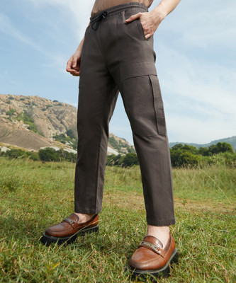 CAMPUS SUTRA Regular Fit Men Brown Trousers