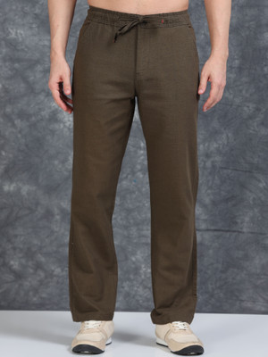 Roadster Relaxed Men Green Trousers
