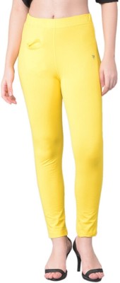 Comfort Lady Regular Fit Women Yellow Trousers