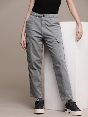 Roadster Regular Fit Women Grey Trousers