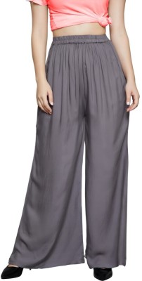 monis boutique house Relaxed Women Grey Trousers