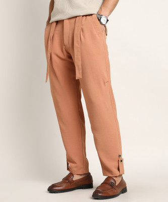 CAMPUS SUTRA Relaxed Men Orange Trousers