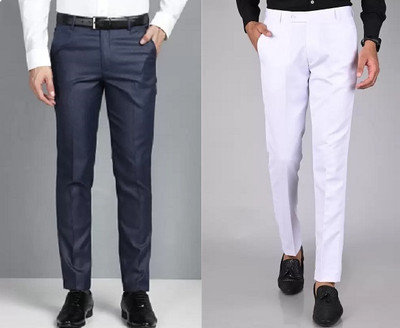 Mark Lewis Regular Fit Men Multicolor Trousers