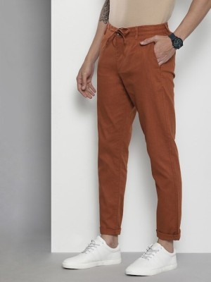 Freehand Tapered Women Brown Trousers