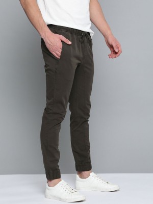 Mast & Harbour Regular Fit Men Green Trousers