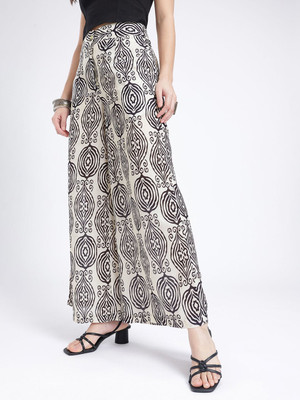 fusion by glitchez Women White Trousers