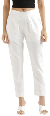 SATVIK COLLECTION Regular Fit Women White Trousers