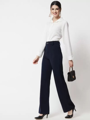 Brainbees Relaxed Women Dark Blue Trousers