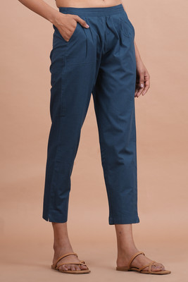 AlkaCreation Regular Fit Women Blue Trousers