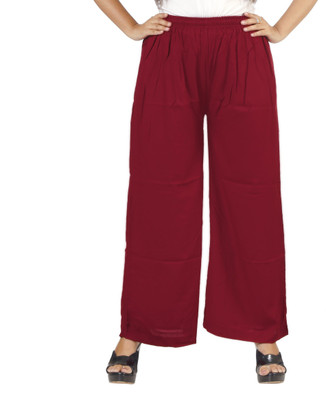 Goodpoint Relaxed Women Maroon Trousers