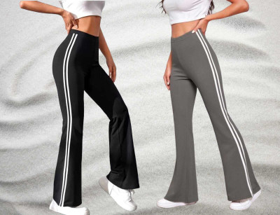 L Fashion Jeans Regular Fit Women Black, Grey Trousers