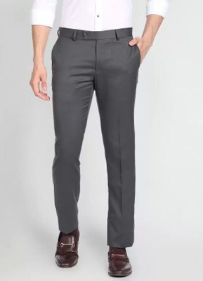 Shree VastraVeda Regular Fit Men Grey Trousers
