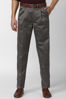 PETER ENGLAND Regular Fit Men Green Trousers