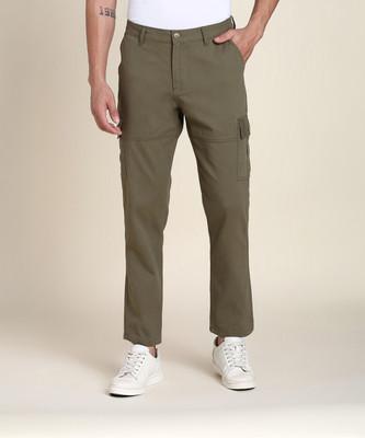 Dennis Lingo Slim Fit Men Dark Green Trousers