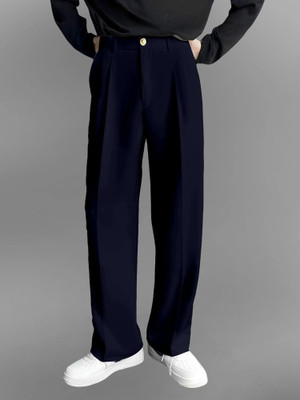 FTX Relaxed, Loose Fit Men Blue Trousers