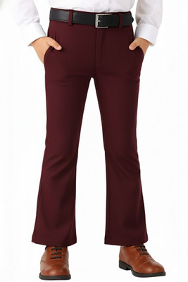 Naazenterprise Relaxed Boys & Girls Red Trousers