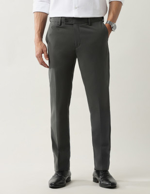 ARROW Slim Fit Men Green Trousers