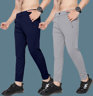 ynam Slim Fit Men Multicolor Trousers