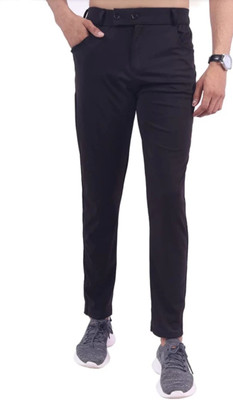 DIMAAZO Relaxed Men Black Trousers