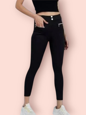 EpicDesigns Regular Fit Women Black Trousers