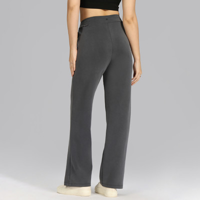 BlissClub Bare Butter Straight Pants - Tall Straight Fit Women Black Trousers