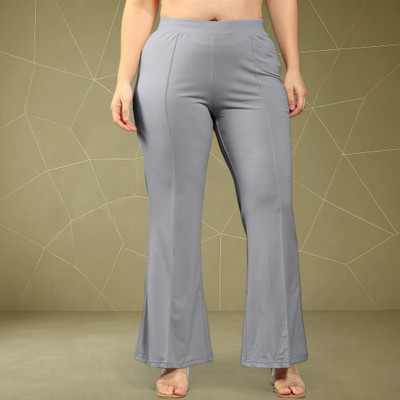 Anitafashion Loose Fit Women Grey Trousers