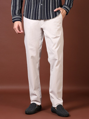 V-MART Slim Fit Men Grey Trousers
