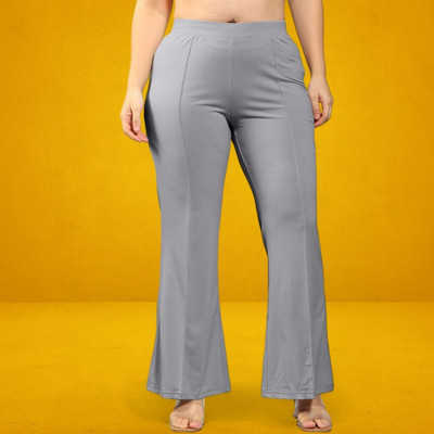 nitafashion Loose Fit Women Grey Trousers