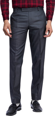 C3 Relaxed Men Grey Trousers