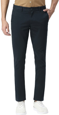 BASICS Tapered Men Blue Trousers