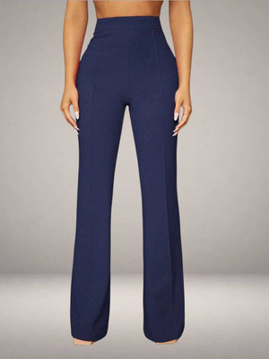 nitafashion Regular Fit Women Dark Blue Trousers