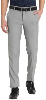 TURTLE Slim Fit Men Grey Trousers