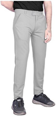 ManviFashion Regular Fit Men Grey Trousers