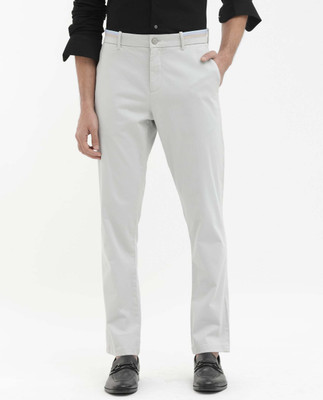RARE RABBIT Regular Fit Men White Trousers