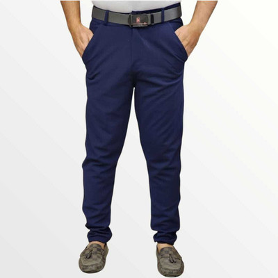 DSV ENTERPRISES Regular Fit Men Blue Trousers