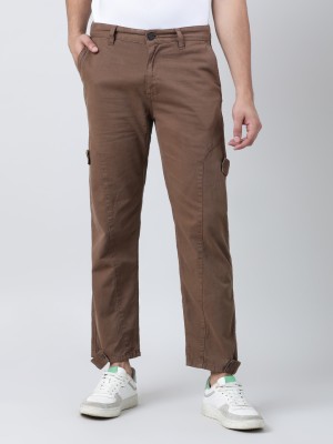 Bene Kleed Relaxed Men Brown Trousers