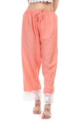 Belenziera Relaxed Women Pink Trousers