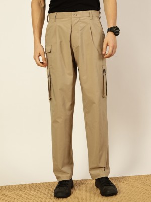 THOMAS SCOTT Loose Fit Men Beige Trousers