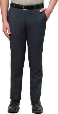 Raymond Slim Fit Men Dark Blue Trousers
