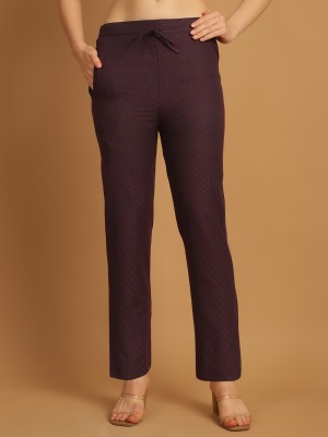 Enchanted Drapes Regular Fit Women Brown Trousers