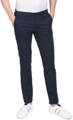 U.S. POLO ASSN. Regular Fit Men Blue Trousers