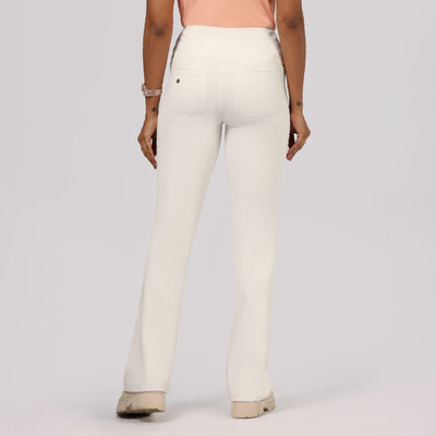 BlissClub The Ultimate Flare Pants - Tall Flared Women White Trousers