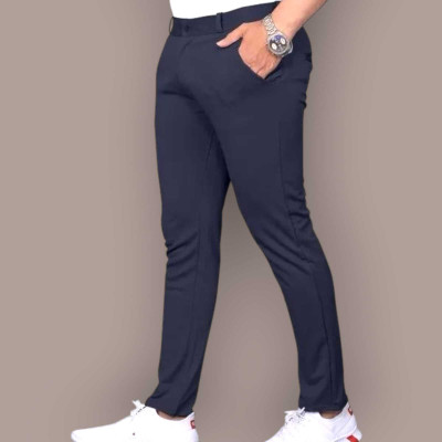 Nikolasenter Slim Fit Men Light Blue Trousers
