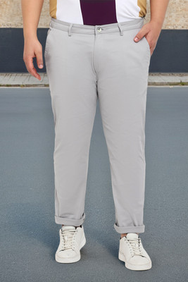 Urbano Plus Regular Fit Men Blue Trousers