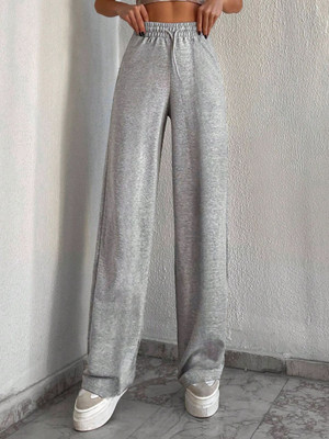 Dockstreet Loose Fit Women Grey Trousers
