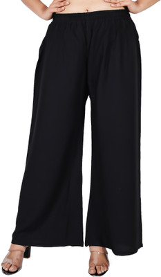 ARFHA Regular Fit Women Black Trousers