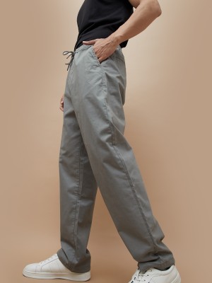 Fame Forever by Lifestyle Regular Fit Men Grey Trousers