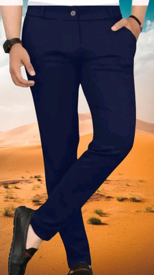 Nitya TrackP Regular Fit Men Blue Trousers