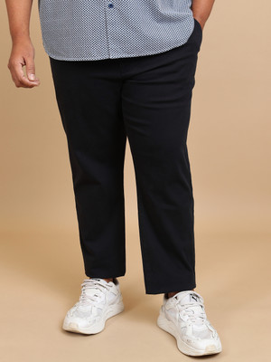 HIGHLANDER Slim Fit Men Dark Blue Trousers