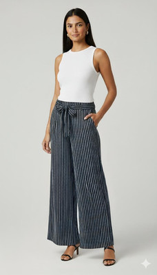 KLS Relaxed Women Blue Trousers